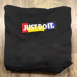 Nike multi color Just Do It black sweatshirt! Men’s size XXL (fits like XL).